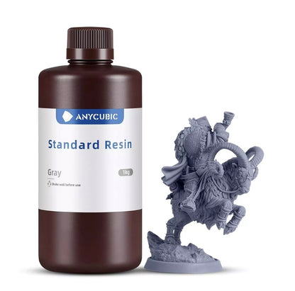 Anycubic Standart Resin Grey 5 Liter + 2 Falas